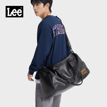 Lee large capacity sports fitness bag men's wet and dry separation business travel bag women's messenger bag business handbag luggage bag large size 32l/classic pvc fabric