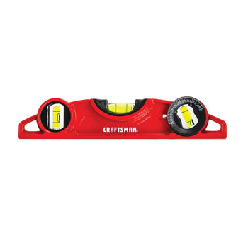 Craftsman 22cm cast iron level with magnetic base for accurate angle measurement