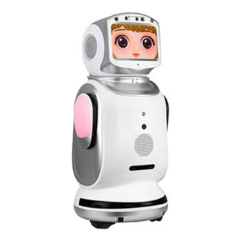Sanbao's new large-scale intelligent welcome robot for hotels, restaurants, shops, xiaobao learning and education companion gift, white