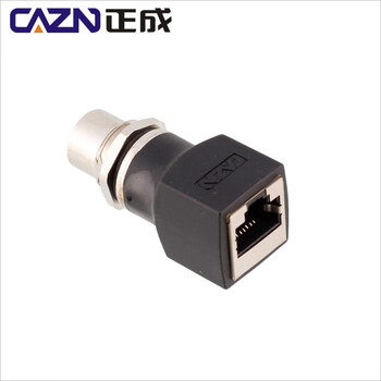8-pin a type x-type to rj45 connector adapter network cable to m12 male and female socket m12 female to rj45 straight female m12 4-pin d type