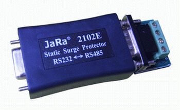 Jara 2102e passive rs232 to rs485 interface converter with surge protection
