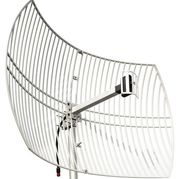 Ouhuayuan 24dbi directional grid antenna high gain far outdoor ap bridge antenna wireless network wifi reception 4g strong n n female head