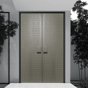 Anshid zinc alloy class a anti-theft door entrance door private custom villa courtyard door entrance door double door h-v