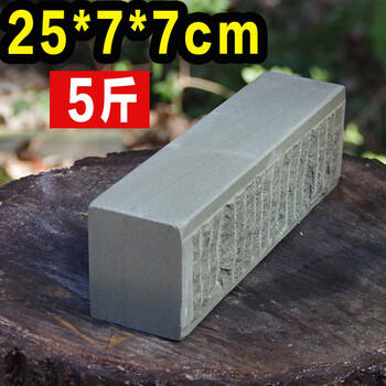 Water drop green handmade old sharpening stone household kitchen knife natural sharpening petroleum stone extra large handmade sharpening stone green sand 5 pounds