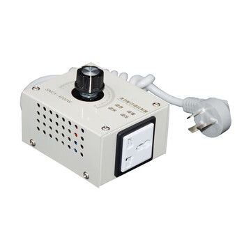 Ouhuayuan 220v voltage regulator 4000w high power thyristor speed regulator fan dimming temperature control switch with socket