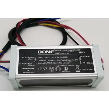 Led driver power supply waterproof 50w street light floodlight 60w industrial and mining lamp constant current transformer ballast dl-50w600-mp 40-86v/0.6a