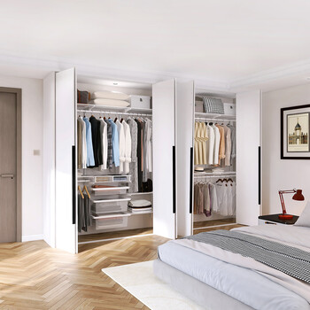 Midas metal wardrobe wardrobe customized aluminum honeycomb panel cabinet door folding door customized environmentally friendly formaldehyde-free aluminum alloy wardrobe door customized special price the price is subject to the design plan