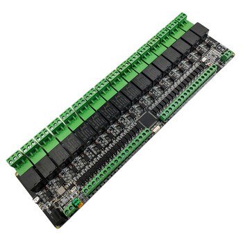 1/2/3/4/6/8/12-channel modbus relay module switching input and output rs485/ttl/plc 16-channel output + 32-channel input 12v