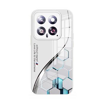 95% new simei suitable for xiaomi 14pro mobile phone case mi14pro protective cover glass simple new ultra-thin anti-fall heat dissipation tide brand honeycomb all-inclusive hard case