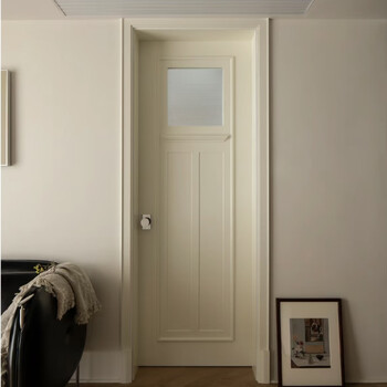 Chongqing xiaoxiao wooden door solid wood paint changhong glass door silent environmental protection bedroom door light luxury solid wood composite paint