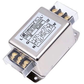 Dyqtyunsanda power filter 220v ac emi filter power purifier anti-interference cw4l210a cw4l2-10a-s (005) terminal block