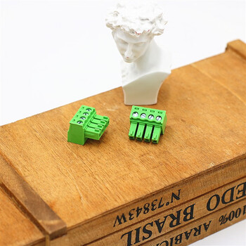 Suitable for hikvision dahua polycom huawei camera 2p3p power supply phoenix terminal 485 connector plug 1 piece of 4p terminal block