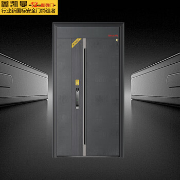 Xinkaiman t-shaped aluminum edged kaizer 1160*2050 anti-theft door safety door bulletproof door