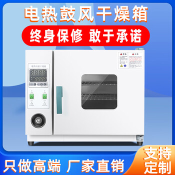 Hanyu technology laboratory drying oven, high temperature oven, industrial oven, constant temperature blast dryer, medical small medicinal baking headlight, 25x25x25 galvanized liner without blast 202-0