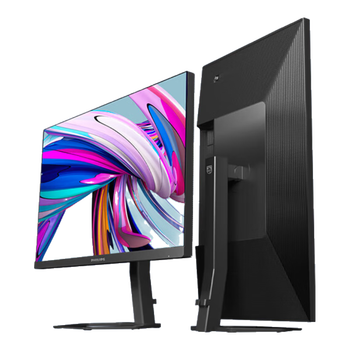 80% new philips 23.8-inch 2k 100hz ips 8bit hdr eye-friendly low blue light energy-saving hdmi+dp rotating lift high-brush entertainment office monitor 24e1n5500b