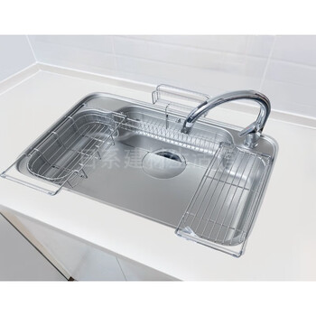 Lixil lixil a9n 3d embossed kitchen sink large single-slot stainless steel sink sensor faucet