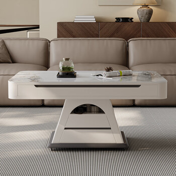 Deting coffee table and dining table dual-purpose liftable multi-functional two-in-one small-family home heating integrated coffee table becomes a dining table chanel lifting coffee table with induction cooker 1.3 meters