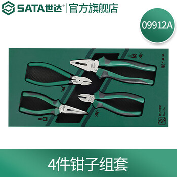 Sata tool holder set socket wrench pliers file screwdriver socket quick wrench 09901-09915 4-piece pliers set 09912a