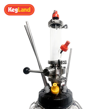 Kegland craft beer dry hopping kit 2-inch stainless steel butterfly valve with temperature control tube and cooling coilkegland