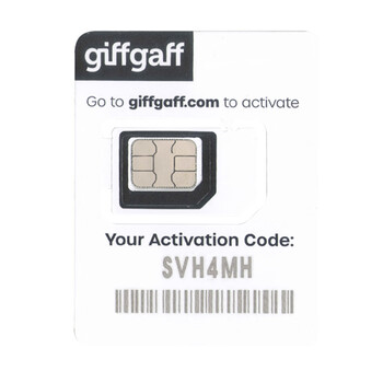 Giffgaff activation code transfer to esim qr code, new and not activated, transfer to esim qr code