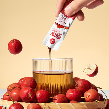 Small bowl of good food buy 2 get 1 free small bowl of good food prebiotic hawthorn paste autumn pear paste fruit and vegetable juice 10g individual sticks hawthorn extract 10g*10 sticks