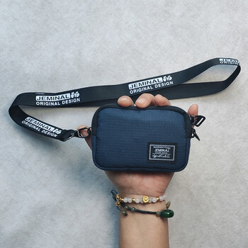 Cute canvas mini key coin purse female and male students small wallet card bag cloth children boys small bag boy key bag space gray cross version coin purse card bag key bag