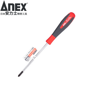 Anex imported no.1540 precision screwdriver driver ph1x100mm cross thin rod screwdriver
