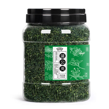 Zhaojia puzi dandelion tea changbai mountain dandelion leaf tea pu gong ying root tea natural non-special grade granny ding a jar of large portion of dandelion