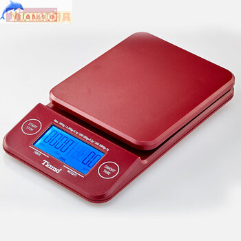 Yuanzu kitchen scale baking promotion tiamo bar electronic scale/hand-brewed single-origin coffee electronic scale kitchen scale platform scale 60kg 0.001g red hk0513r