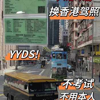 Hong kong driver's license, expedited same-day issuance