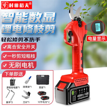 Sanhe electric scissors to cut branches, fruit tree pruning shears, lithium battery rechargeable garden shears, electric shears, power tools 3, power tools 3