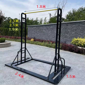 Dongqiao household horizontal bar fitness equipment horizontal bar mobile outdoor training indoor horizontal bar pull-up ladder assist wooden parallel bars enlarged channel steel mobile horizontal bar adjustable (weight 150