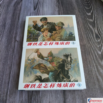In stock jiuxuan how steel was tempered (part 1 and 2) comic book little book 32 format fine manuscript printed by yi jin illustration hubei fine arts publishing house black and white silk edition