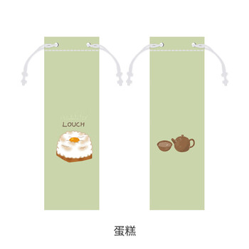 Storage box for chopsticks, elementary school cartoon portable tableware bag, student office worker travel bag with fork and spoon, cake