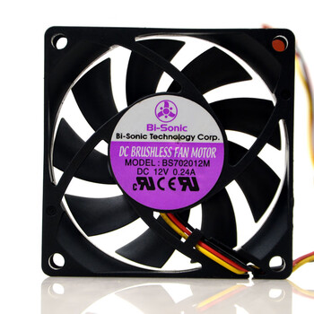 Bi-sonic bs702012m 7020 7cm/cm cpu ultra-quiet fan 3 wires
