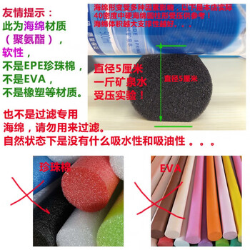 Cylindrical sponge strip black medium and high density semi-cylindrical ring-shaped oval hole-shaped sponge custom-made solid diameter 7 cm * length 1 meter 40 density 1 piece medium hard and high density