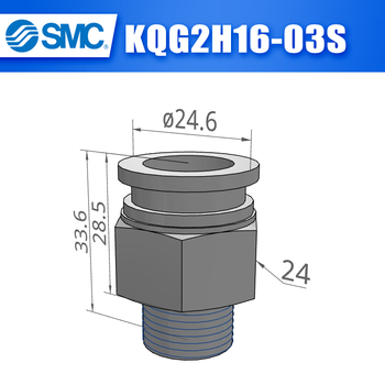 Stainless steel connector kqg2h04 kqg2h06 kqg2h08/10/12/14-m5/01s/ kqg2h16-03s