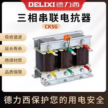 Delixi cksg-0.45kv 0.3 0.35 0.6 1 2.1 9.1kvar three-phase series reactor cksg-0.3kvar