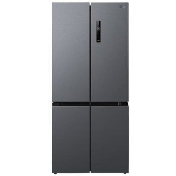 Midea cross-door four-door first-class energy-efficiency smart dual-frequency air-cooled, frost-free and odor-free dual-system household refrigerator 505-liter dual-system mr-531wspze gray