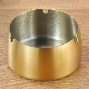 Yupinfengmao stainless steel thickened windproof and elevated ashtray creative home commercial internet cafe restaurant ktv ashtray