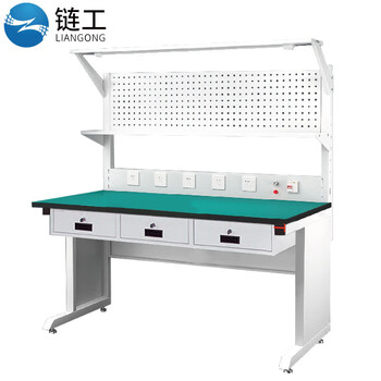 Chain worker anti-static workbench 1800*750*800+1000mm workshop inspection table electronic maintenance operation table laboratory employee inspection table