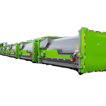 Hook arm garbage bin garbage truck underground lifting vertical horizontal garbage disposal equipment garbage compression transfer station black