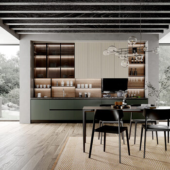 Huili's custom gold medal kitchen cabinet custom kitchen integrated quartz stone countertop open integrated stove cabinet 1 meter base cabinet + 1 meter countertop (j01/j03/j04/j05