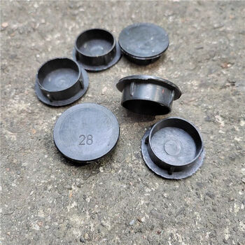 Sailotou customized steel sleeve protective cover connector inner plug straight thread sleeve plug plastic protective cap cover construction 16 protective covers 2000 pieces