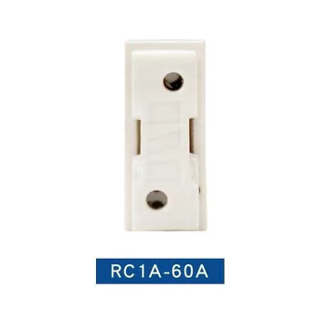 Fuse base porcelain plug ceramic white semi-enclosed plug-in fuse complete set 10a15a30a60a100a200a 60a top plug + base without fuse