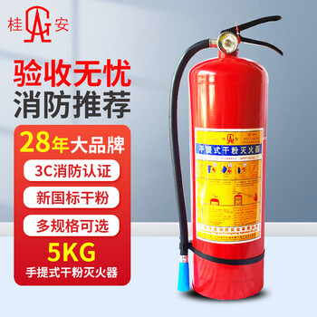 Xingyouan new national standard portable dry powder fire extinguisher 4kg vehicle-mounted fire extinguisher 2kg 3kg household and commercial fire inspection guian 5kg fire extinguisher