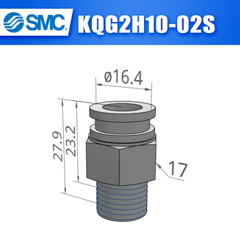 Stainless steel connector kqg2h04 kqg2h06 kqg2h08/10/12/14-m5/01s/ kqg2h10-02s