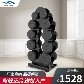 Maibaohe dumbbell pl series dumbbell stainless steel all-inclusive gym equipment pl06+75kg dumbbell