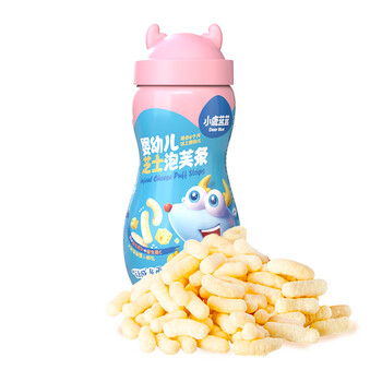 Xiaolulanlan recommends infant puff strips, baby snacks for babies over 6 months old, finger puff freeze-dried strips, 1 can of cheese flavor