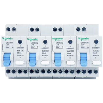 Yue changsheng customized earcum leakage protection circuit breaker ls81pndpn double in and double out 16a20a25a32a40a ls8dpnvigic32a30ma